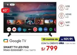 Hiraoka Miray smart tv 43" oferta