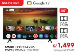 Hiraoka Miray smart tv 55" oferta