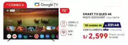 Hiraoka Miray smart tv 75" oferta