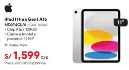 Hiraoka iPad A16 oferta