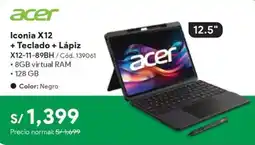 Hiraoka Acer iconia x12 + teclado + lápiz x12-11-89bh oferta