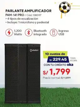 Hiraoka Parlante amplificador oferta
