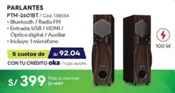 Hiraoka Parlantes oferta