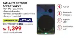 Hiraoka Parlante de torre amplificador oferta