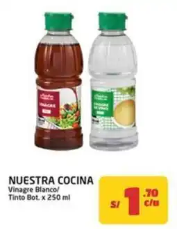 MaxiAhorro Nuestra cocina vinagre blanco/ tinto bot. oferta