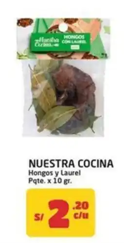MaxiAhorro Nuestra cocina hongos y laurel pqte. oferta