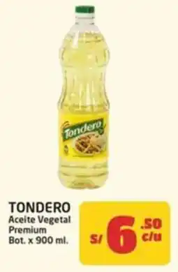 MaxiAhorro Tondero aceite vegetal premium bot. oferta