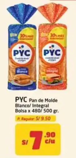 MaxiAhorro Pyc pan de molde blanco/ integral bolsa oferta
