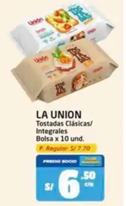 MaxiAhorro La union tostadas clásicas/ integrales bolsa oferta