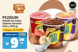 MaxiAhorro Peziduri helado de crema sabores variados pote oferta