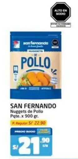 MaxiAhorro San fernando nuggets de pollo pqte. oferta