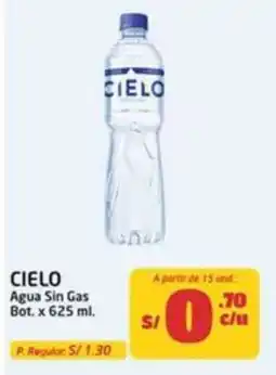 MaxiAhorro Cielo agua sin gas bot. oferta