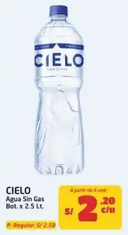 MaxiAhorro Cielo agua sin gas bot. oferta