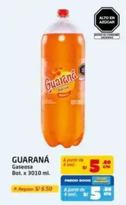MaxiAhorro GUARANÁ Gaseosa Bot. oferta