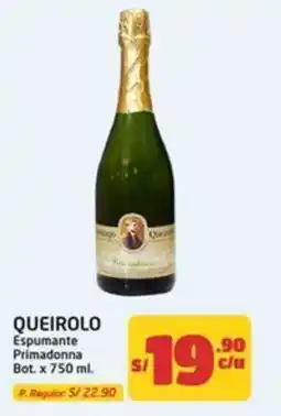 MaxiAhorro Queirolo espumante primadonna bot. oferta