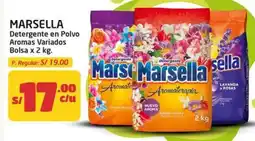 MaxiAhorro Marsella detergente en polvo aromas variados bolsa oferta