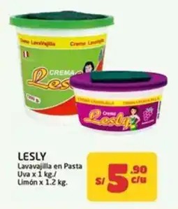 MaxiAhorro Lesly lavavajilla en pasta uva oferta