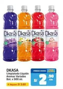 MaxiAhorro Dkasa limpiatodo líquido aromas variados bot. oferta