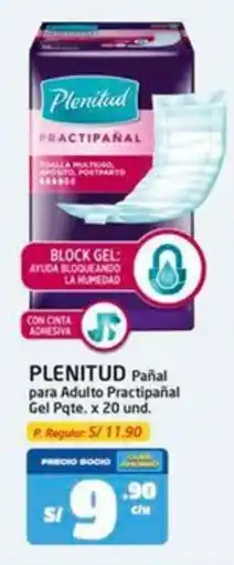 MaxiAhorro Plenitud pañal para adulto practipañal gel pqte. oferta