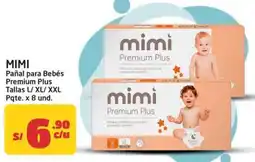MaxiAhorro Mimi pañal para bebés premium plus oferta