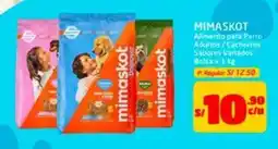 MaxiAhorro Mimaskot alimento para perro adultos/cachorros sabores variados bolsa oferta