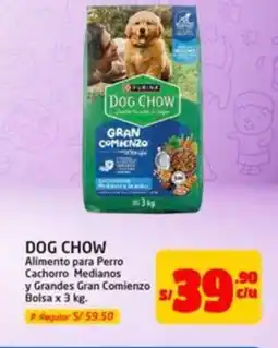MaxiAhorro Dog chow alimento para perro cachorro medianos y grandes gran comienzo bolsa oferta