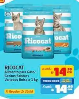 MaxiAhorro Ricocat alimento para gato/ gatitos sabores variados bolsa oferta