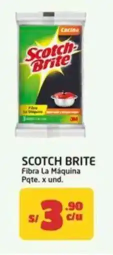 MaxiAhorro Scotch brite fibra la máquina pqte. oferta