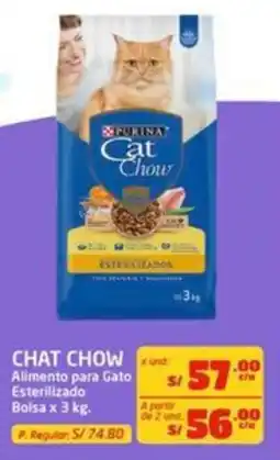 MaxiAhorro Chat chow and alimento para gato esterilizado bolsa oferta