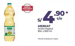 MaxiAhorro Merkat aceite vegetal bot. oferta