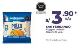 MaxiAhorro San fernando nuggets de pollo blister oferta