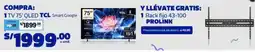 Makro 1 tv 75' qled tcl smart google oferta