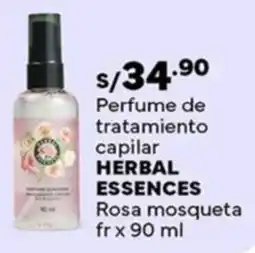 Plaza Vea Herbal essences perfume de tratamiento capilar rosa mosqueta oferta