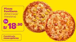 Tambo Pizzas familiares oferta