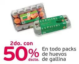 Tottus En todo packs de huevos dscto. de gallina oferta