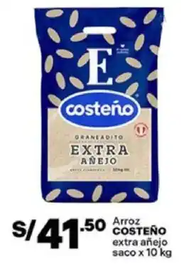 Plaza Vea Arroz costeño extra añejo saco oferta