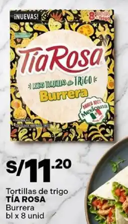 Plaza Vea Tía rosa tortillas de trigo burrera bl oferta