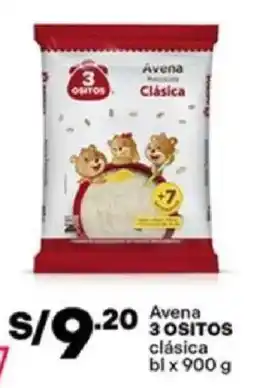 Plaza Vea 3 ositos clásica bl oferta