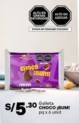 Plaza Vea Choco ¡bum! galleta pq oferta