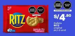 Plaza Vea Ritz galletas original oferta