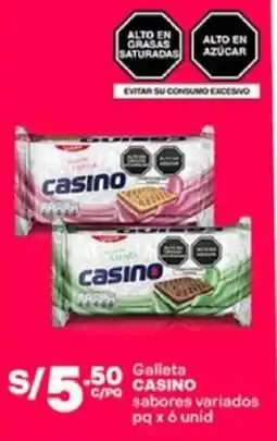 Plaza Vea Casino galleta sabores variados oferta