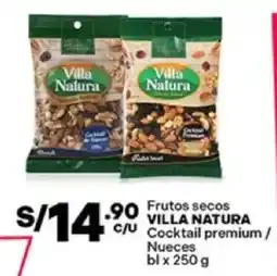 Plaza Vea Villa natura frutos secos cocktail premium/ villa natura bl oferta