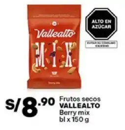 Plaza Vea Vallealto frutos secos berry mix bl oferta
