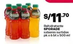 Plaza Vea Sporade rehidratante sabores surtidos oferta