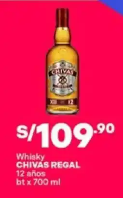 Plaza Vea Chivas regal whisky oferta