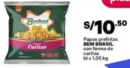 Plaza Vea Bem brasil papas prefritas con forma de caritas oferta
