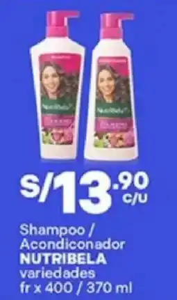Plaza Vea Nutribela shampoo / acondiconador variedades fr oferta