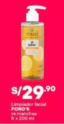 Plaza Vea Pond's limpiador facial vs manchas fr oferta