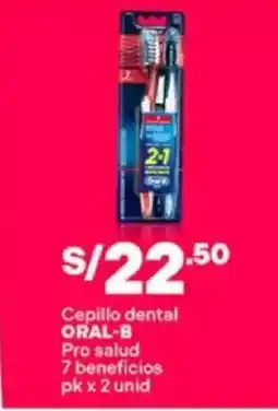 Plaza Vea Oral-B cepillo dental pro salud oferta