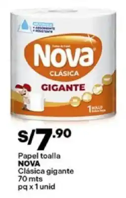 Plaza Vea Nova papel toalla clásica gigante oferta